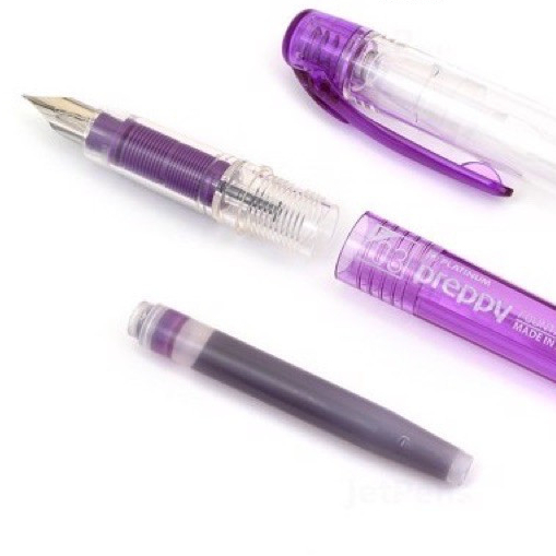 Bút máy, bút mực, viết máy, viết mực PREPPY Platinum Nhật Bản F03 học sinh tiểu học tập viết.