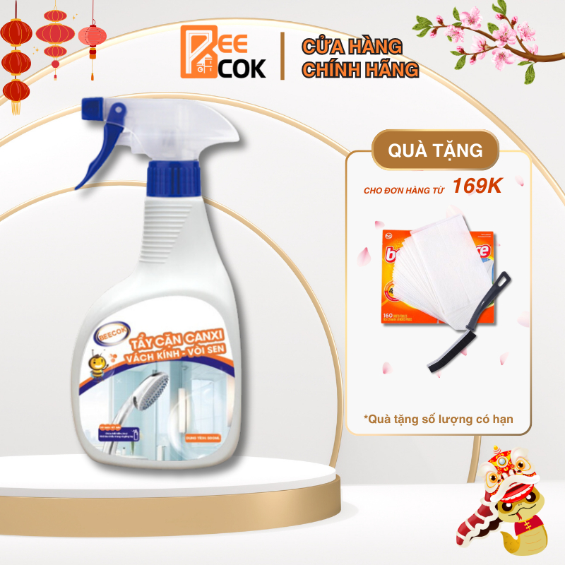 Chai xịt vệ sinh nhà tắm Beecok tẩy cặn canxi inox, vách kính | Shopee ...