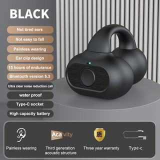 Tai Nghe TWS Bluetooth Tai Nghe Không Dây Thể Thao, Tai Nghe HIFI, Kẹp Tai, Tiện Lợi Khi Đeo, Gọi HD