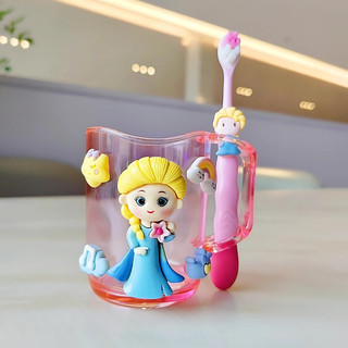 Cốc Uống Nước Súc Miệng Kuromi / Melody Kèm Bàn Chải Đánh Răng Siêu Mềm Cho Bé - Chất Liệu Nhựa PP An Toàn Cho Bé