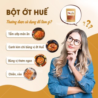 Bột ớt Huế 100g, ớt bột siêu cay, dùng làm kim chi, nấu mỳ cay, sa tế, cay thơm, nguyên chất