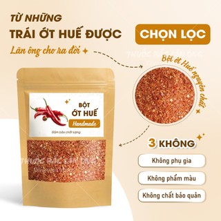 Bột ớt Huế 100g, ớt bột siêu cay, dùng làm kim chi, nấu mỳ cay, sa tế, cay thơm, nguyên chất