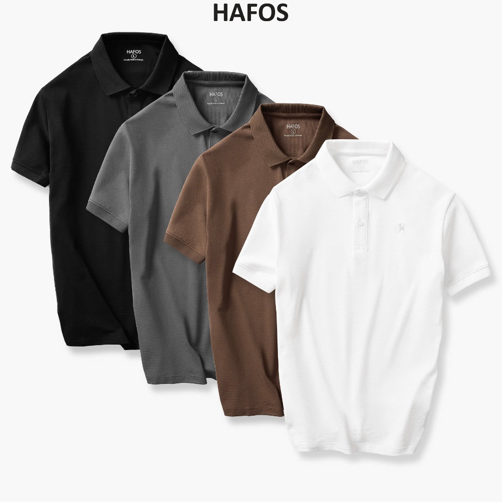 Áo Polo Nam Hafos DAILY Waffle Polo Nam vải cao cấp, áo cho nam polo ...