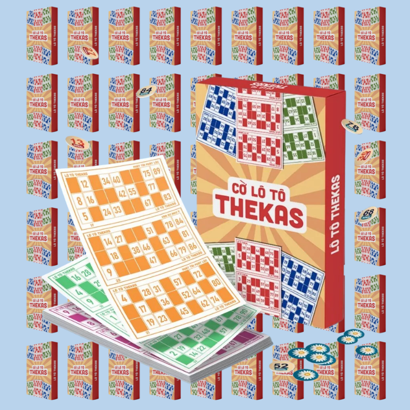 10 Bộ trò chơi LÔ TÔ thích hợp cho các dịp tết THE KAS