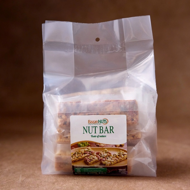 Thanh Năng Lượng Siêu Hạt Ít Ngọt BazanNuts Túi 16 Thanh 500gr - Bar Granola