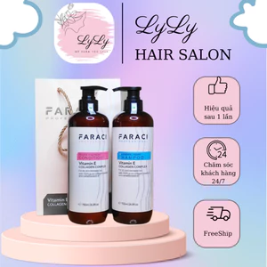 Cặp dầu gội dầu xả faraci ,phục hồi tóc hư tổn từ sâu bên trong