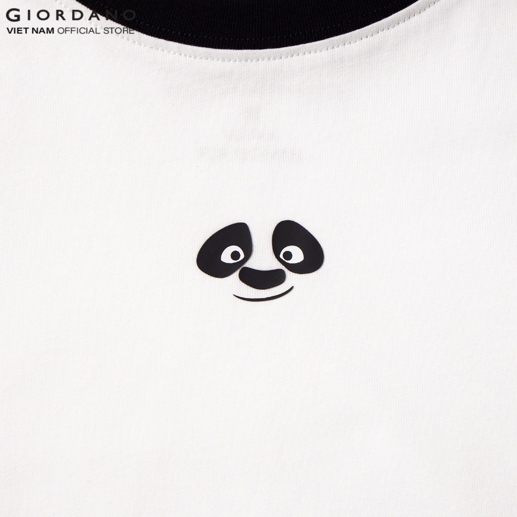 Ảnh GIORDANO Áo Thun Nữ Ngắn Tay In Hình Kungfu Panda Print Tee 05395225 2