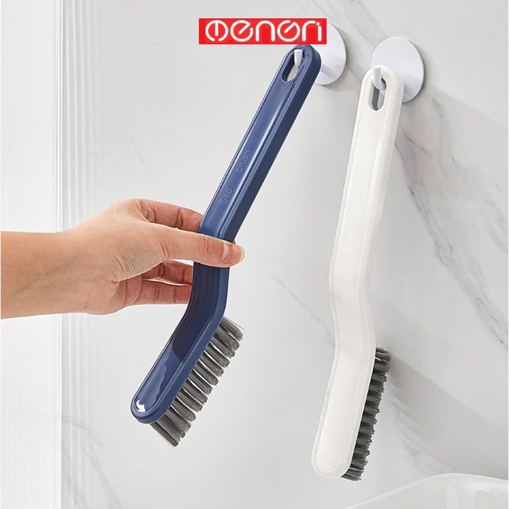 Ảnh Bàn Chải Nhà Vệ Sinh, Chổi Cọ Toilet Đa Năng Kèm Cây Kẹp Rác - OENON 1