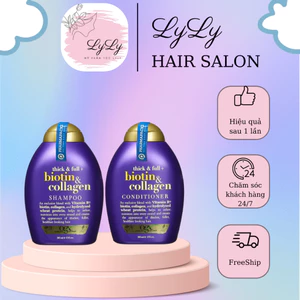 Cặp Dầu Gội Xả Biotin Collagen OGX 577ml
