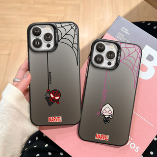 Ốp Lưng iPhone Nhện Mini IMD Cứng Nhám, Chống Sốc, Bảo Vệ Camera - iP 7/8/X/XS/11/12/13/14/15/16/17/Plus/Pro/Max/Air