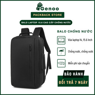 Balo Laptop 15.6 Inch Cao Cấp Balo Đi Học Đi Làm GENOO Có Chống Sốc, Chống Nước