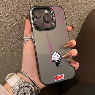 Ốp Lưng iPhone Nhện Mini IMD Cứng Nhám, Chống Sốc, Bảo Vệ Camera - iP 7/8/X/XS/11/12/13/14/15/16/17/Plus/Pro/Max/Air