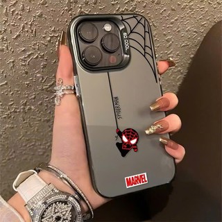 Ốp Lưng iPhone Nhện Mini IMD Cứng Nhám, Chống Sốc, Bảo Vệ Camera - iP 7/8/X/XS/11/12/13/14/15/16/17/Plus/Pro/Max/Air