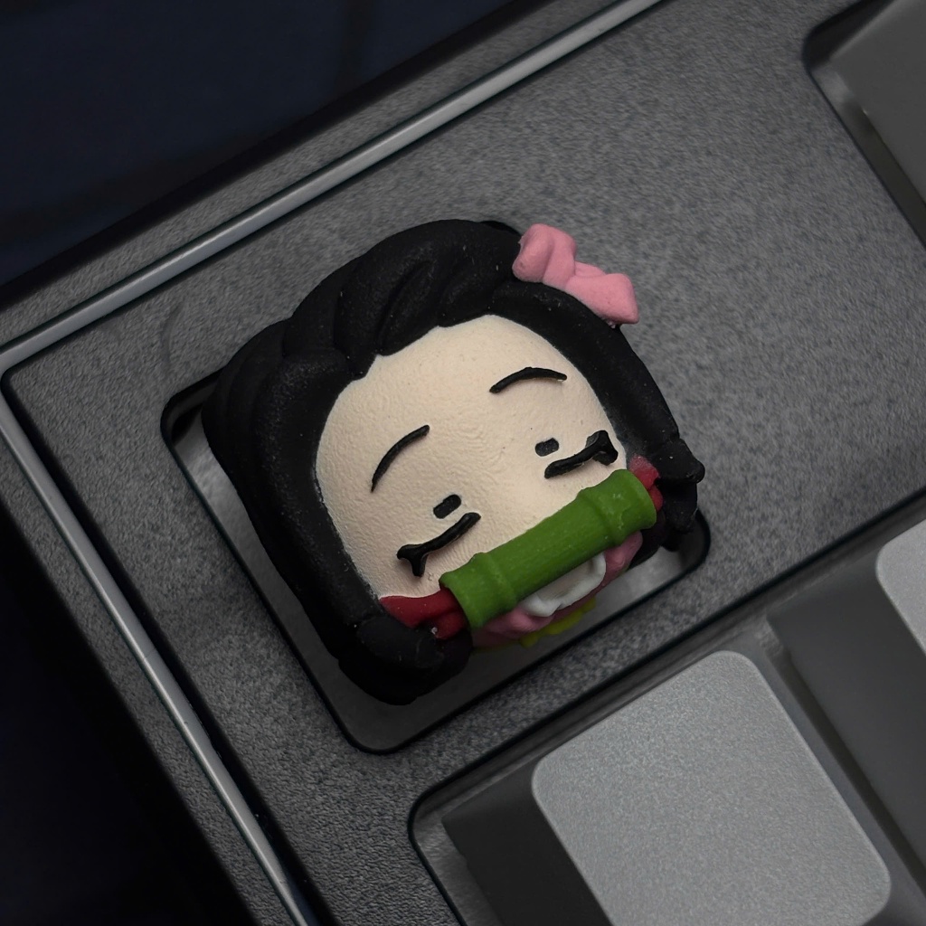 Keycap artisan - Keycap Kamado Nezuko-keycap Lobo nút bàn phím cơ trang ...