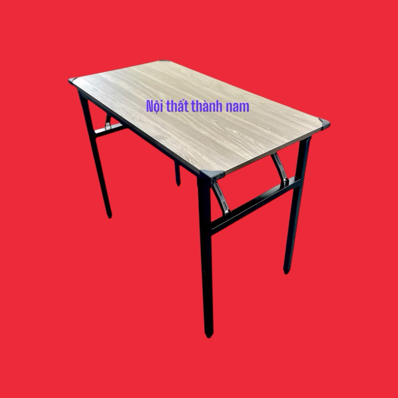 Bàn Gỗ  VĂN PHÒNG gấp gọn chân sắt kt 50x100x75