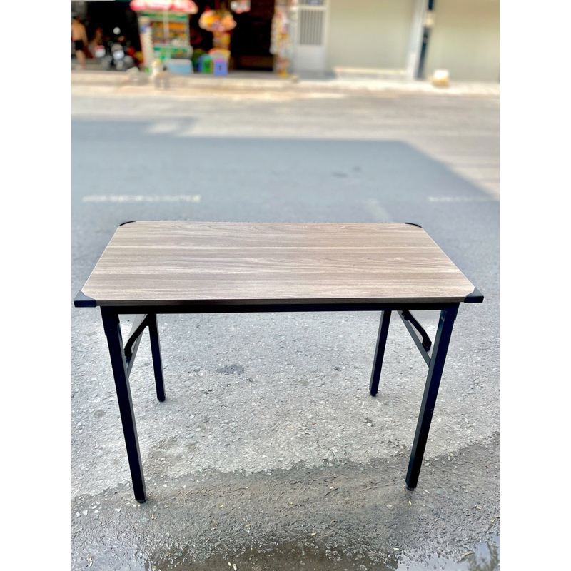 Bàn Gỗ  VĂN PHÒNG gấp gọn chân sắt kt 50x100x75