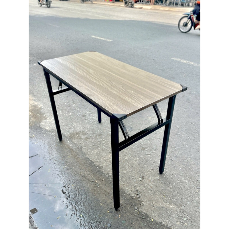 Bàn Gỗ  VĂN PHÒNG gấp gọn chân sắt kt 50x100x75