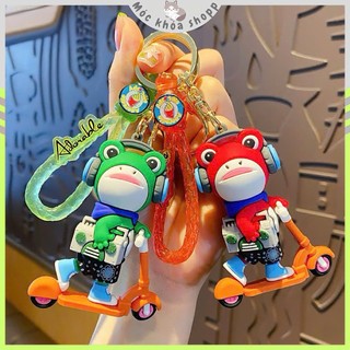 Móc Khóa Ếch Xanh Phong Cách Dễ Thương – Tạo Hình Ngộ Nghĩnh, Phụ Kiện Túi Xách, Quà Tặng Cute