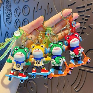 Móc Khóa Ếch Xanh Phong Cách Dễ Thương – Tạo Hình Ngộ Nghĩnh, Phụ Kiện Túi Xách, Quà Tặng Cute