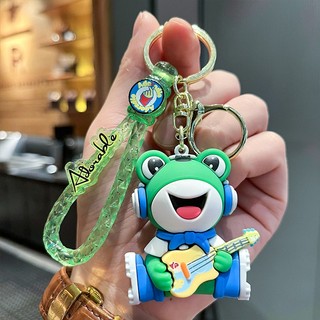 Móc Khóa Ếch Xanh Phong Cách Dễ Thương – Tạo Hình Ngộ Nghĩnh, Phụ Kiện Túi Xách, Quà Tặng Cute