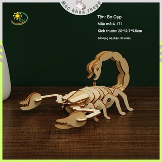 Đồ Chơi Mô Hình Lắp Ráp 3D Bằng Gỗ – Trang Trí Bàn Làm Việc, Quà Tặng Thủ Công Sáng Tạo, Decor