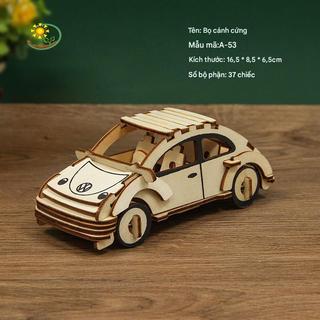 Đồ Chơi Mô Hình Lắp Ráp 3D Bằng Gỗ – Trang Trí Bàn Làm Việc, Quà Tặng Thủ Công Sáng Tạo, Decor