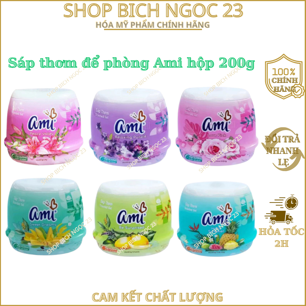 Sáp thơm để phòng Ami hộp 200g