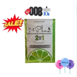 10 BỊCH GỘI BƯỞI 70ML.24Plus Ngăn Ngừa Rụng Tóc, Thúc đẩy quá trình mọc tóc.