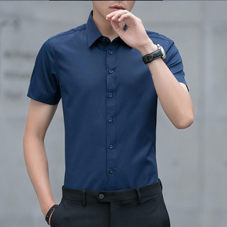 Áo sơ mi nam tay ngắn,vải lụa mềm mát thấm hút mô hôi,form body cực đẹp