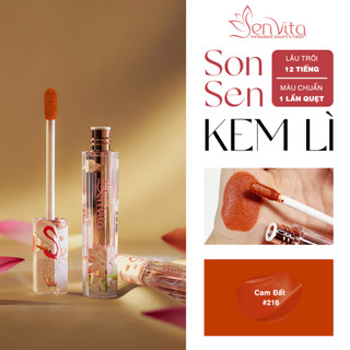Son Kem Lì SenVita Lotus Cream Lipstick .Có 8 Tông Màu Cho Khách Lựa Chọn