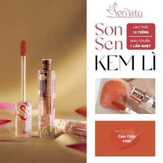 Son Kem Lì SenVita Lotus Cream Lipstick .Có 8 Tông Màu Cho Khách Lựa Chọn