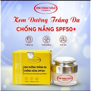 Kem dưỡng trắng da chống nắng SPF 50+ One today gold 10g - Hàng chính hãng