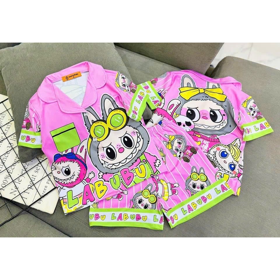 8-40kg Đồ bộ bé gái đồ bộ Pijama thun lạnh cao cấp dày mịn mát in hình 3D HOT TREND được các bé yêu thích