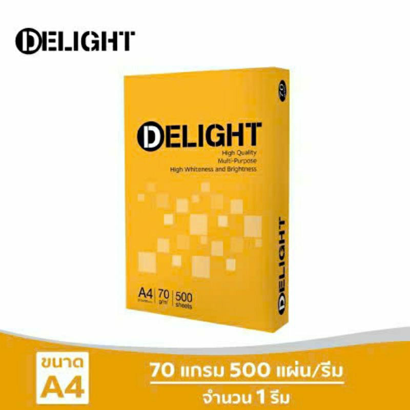 Giấy A4 Delight 70gsm 500 tờ (500 tờ đủ)Giấy A4 Delight 70gsm xịn xò ...