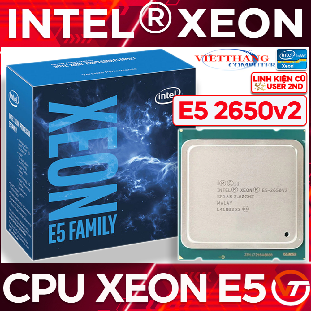thumbnail image 2 of Mtlavishness Xeon E5 2650V2 High Performance CPU Ideal For Servers Live 2 of 12