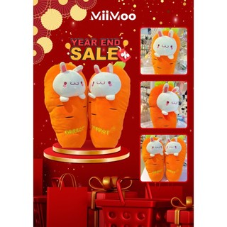 [MiiMoo] Gấu Bông Thỏ Cà Rốt Siêu Cute 40cm, Chất Lông Mềm Mịn, Màu Sáng, Món Quà, Bạn Gái, Các Bé.