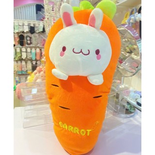 [MiiMoo] Gấu Bông Thỏ Cà Rốt Siêu Cute 40cm, Chất Lông Mềm Mịn, Màu Sáng, Món Quà, Bạn Gái, Các Bé.
