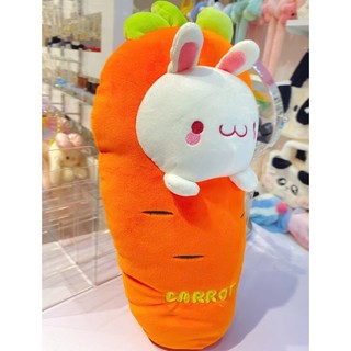 [MiiMoo] Gấu Bông Thỏ Cà Rốt Siêu Cute 40cm, Chất Lông Mềm Mịn, Màu Sáng, Món Quà, Bạn Gái, Các Bé.