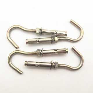 (Thép mạ)5 cái M6 M8 M10 Nở sắt móc,tắc kê móc sắt phi 6 8 10mm