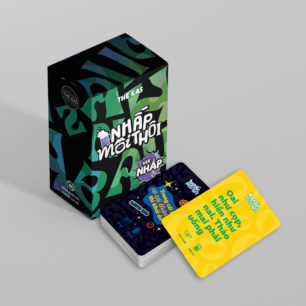 Bộ Bài Nhấp Môi Thôi Drinking Game Giấy Cứng Vui Nhộn Party Game Quên Người Yêu Cũ