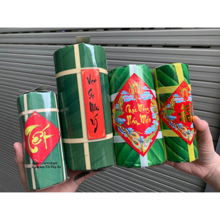 Mô hình Bánh chưng bánh tét dưa hấu bằng giấy hoặc xốp trang trí Tết