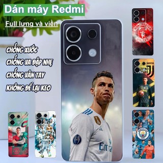 Miếng dán Skin Mặt lưng sau full viền Xiaomi Redmi Note 13 Pro 5G , 12 Turbo ,K70 Pro , K40 Pro K50 , K60 , Turbo 3