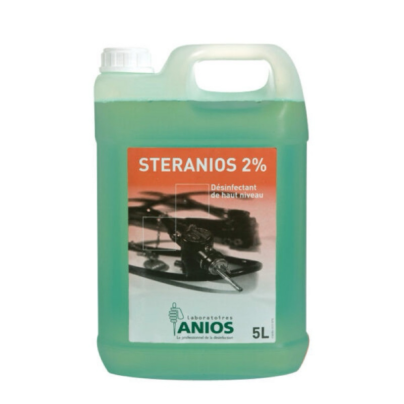Dung dịch sát khuẩn Steranios 2% can 5 lít, dung dịch vệ sinh dụng cụ Steranios 2%
