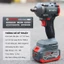 Bộ Máy siết bulong Workfix WF-IW360BL, Mở bulong xe máy máy giặt Không Chổi Than Lực siết 360N, Đầu 3in1