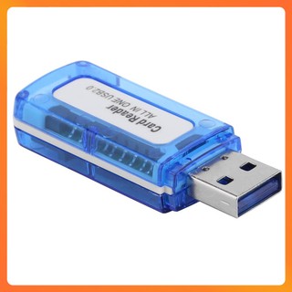 Combo 10 Đọc Thẻ Nhớ USB 2.0 All In One – Hỗ Trợ MicroSD, TF – Cho Laptop, PC