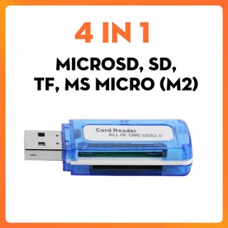 Combo 10 Đọc Thẻ Nhớ USB 2.0 All In One – Hỗ Trợ MicroSD, TF – Cho Laptop, PC