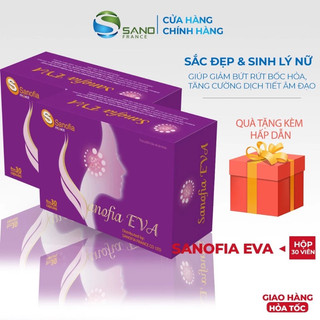 Viên Uống Nội Tiết Sanofia Eva Tím Hỗ Trợ Tăng Nội Tiết Tố Giảm Khô Rát Đẹp Da Giảm Căng Thẳng