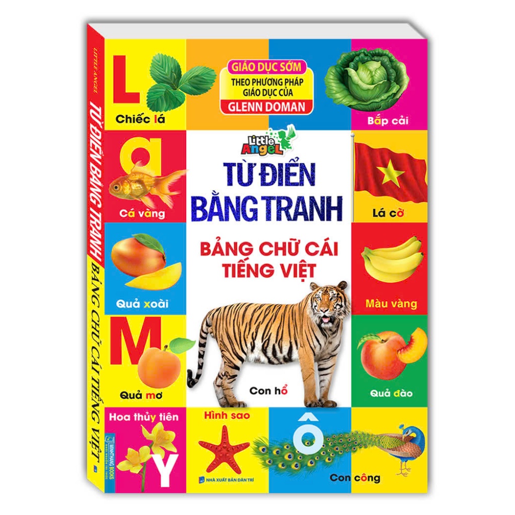 Ảnh Sách - Combo 2c Từ điển bằng tranh Rau củ quả + Bảng chữ cái tiếng việt ( bìa cứng )(kèm quà tặng) 4