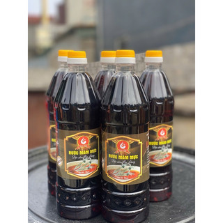 2 lít mắm cốt Mực ủ 3 năm 45N (tặng kèm mắm tôm hoặc mắm tép chai 1,2kg) Ba Làng  - Thanh Hoa