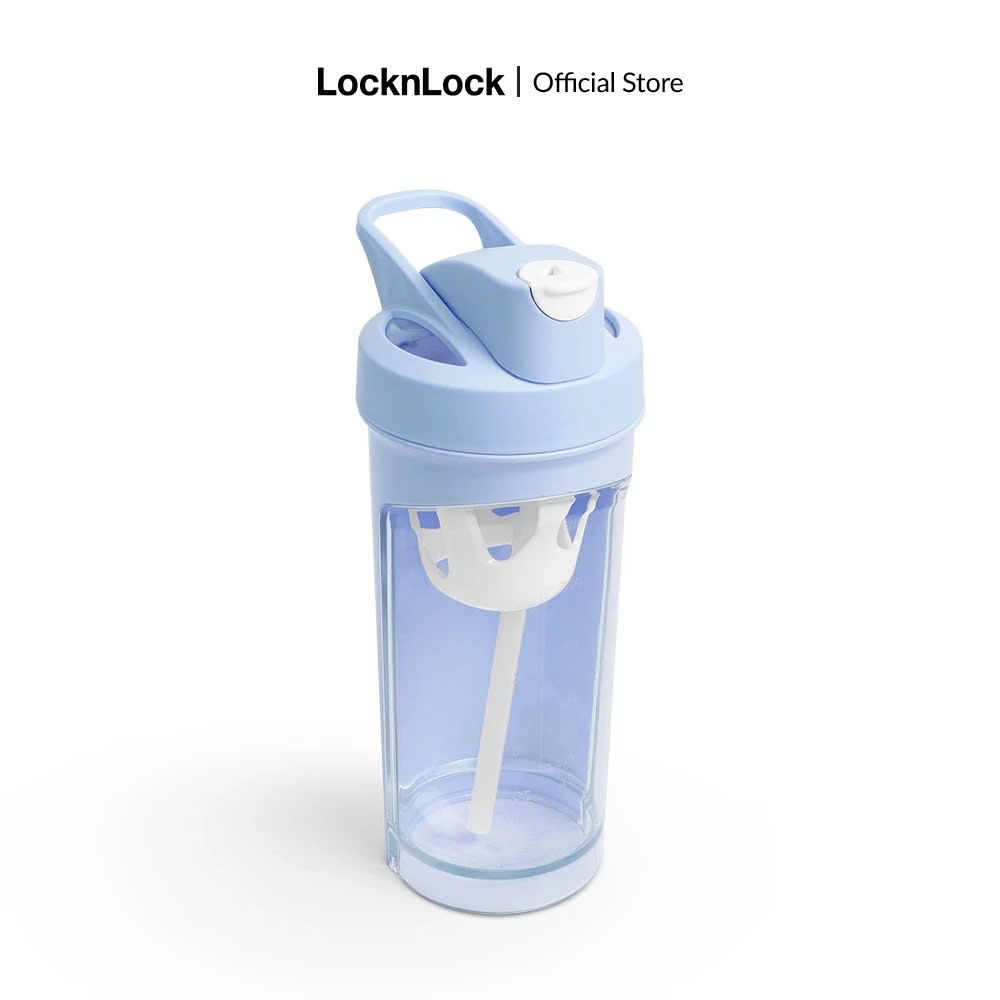 Bình nước nhựa tritan thể thao LocknLock ABF865 780ml, có quai cầm, ống hút silicone - K-MALL
